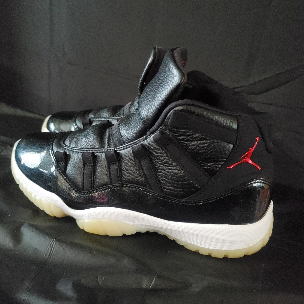 Jordan Black and Red Sneakers